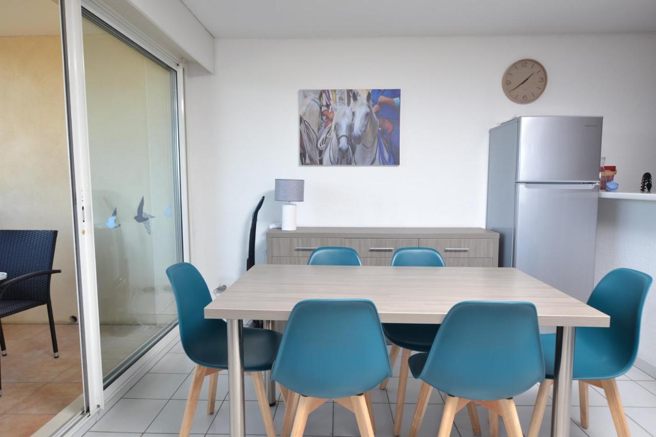 Grand T3 6 Couchages Avec Piscine Vue Salins Apartamento Le Grau-du-Roi Exterior foto